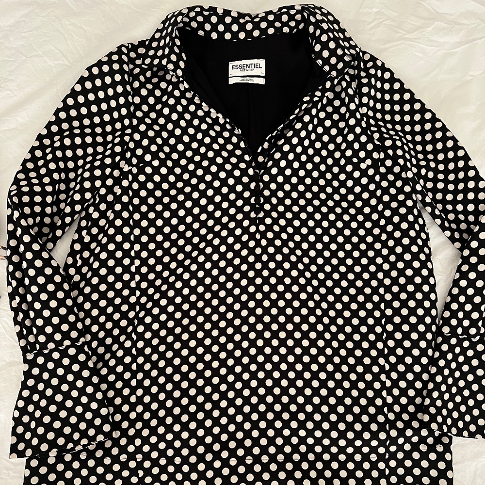 Long sleeve Polka Dot Swing Dress
